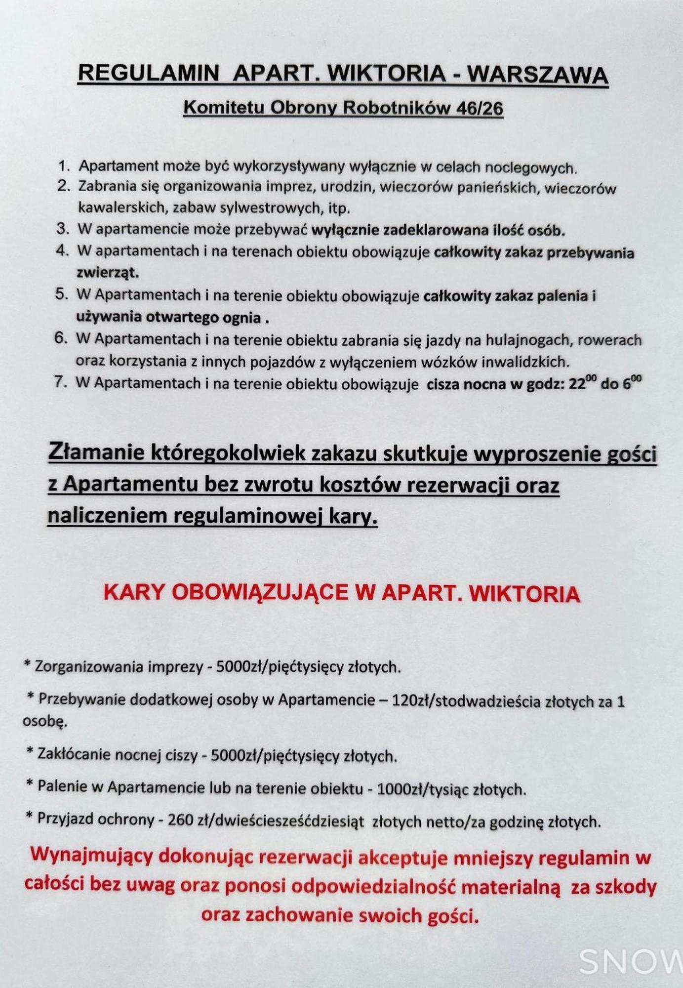 Apart Wiktoria Warsaw Luaran gambar